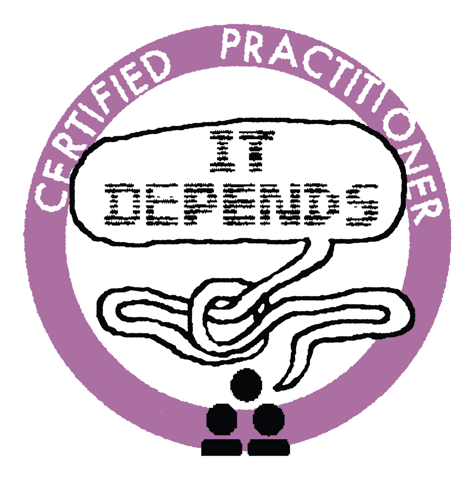 It Depends Logo